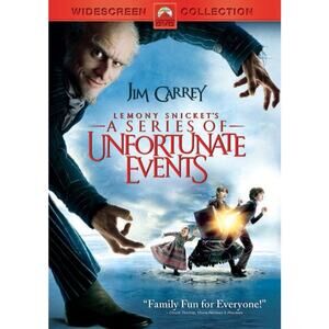 Lemony Snicket DVD Widescreen Jim Carrey Dark Comedy Family Adventure 2004